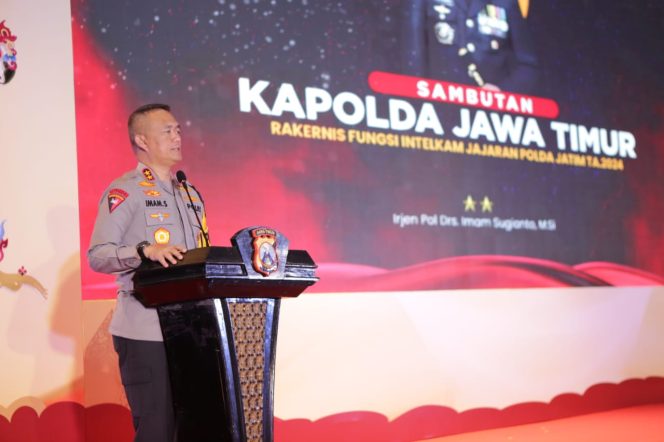 
					Kapolda Jatim Buka Kegiatan Rakernis Ditintelkam, Jelang Pilkada Serentak