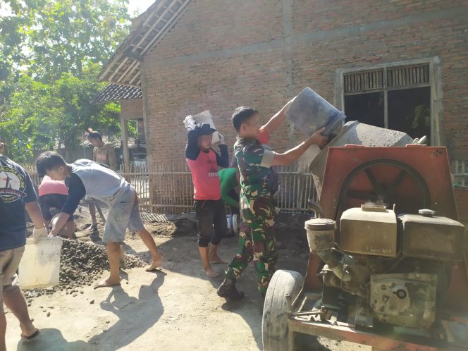 
					Babinsa Bergotong Royong Bersama Warga, Bangun Talud untuk Cegah Bencana dan Tingkatkan Kesejahteraan