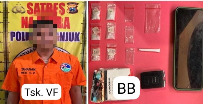 
					Polres Nganjuk Gagalkan Transaksi Sabu dan Tangkap Pelakunya